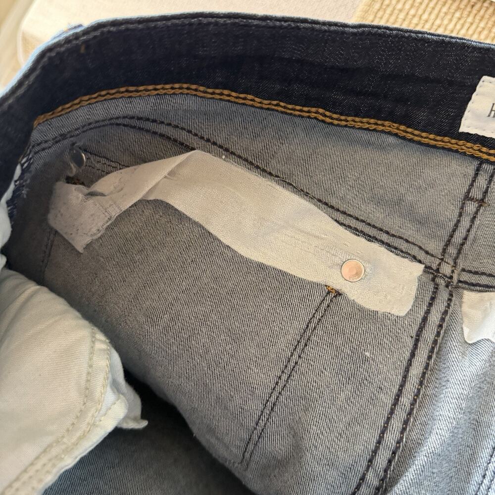 Hudson Beth Baby Boot Jeans Women’s 28 Dark Double Button Flap Pocket NW176DIF - Picture 10 of 10